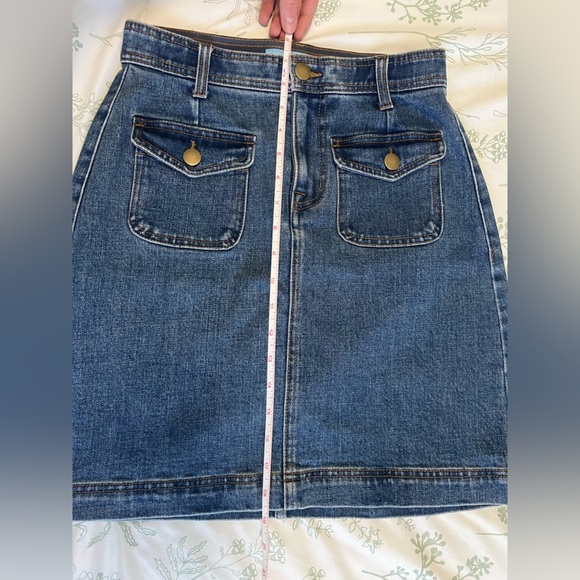 Draper James 2-Pocket Denim Skirt, size 2, NWOT - Picture 10 of 10